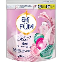 Amazon.co.jp: 洗濯洗剤 アフューム ローズ ジェルマジックボール 5in1